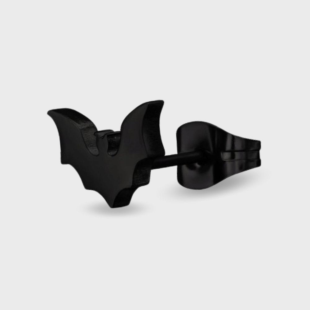 kolczyk czarny batman